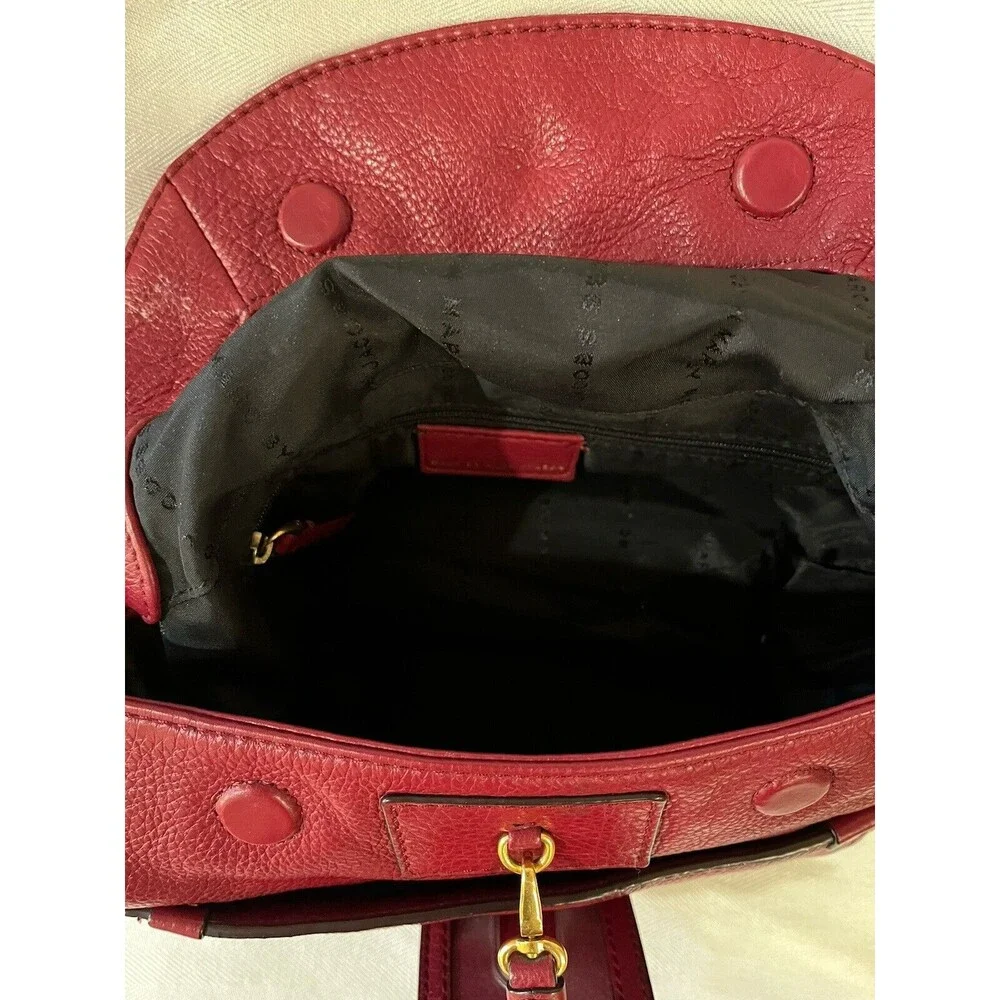 Marc by Marc Jacobs Beautiful Burgundy Leather‎ Hobo Shoulder Crossbody Bag